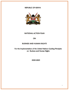 Kenya - National Action Plans on Business and Human Rights