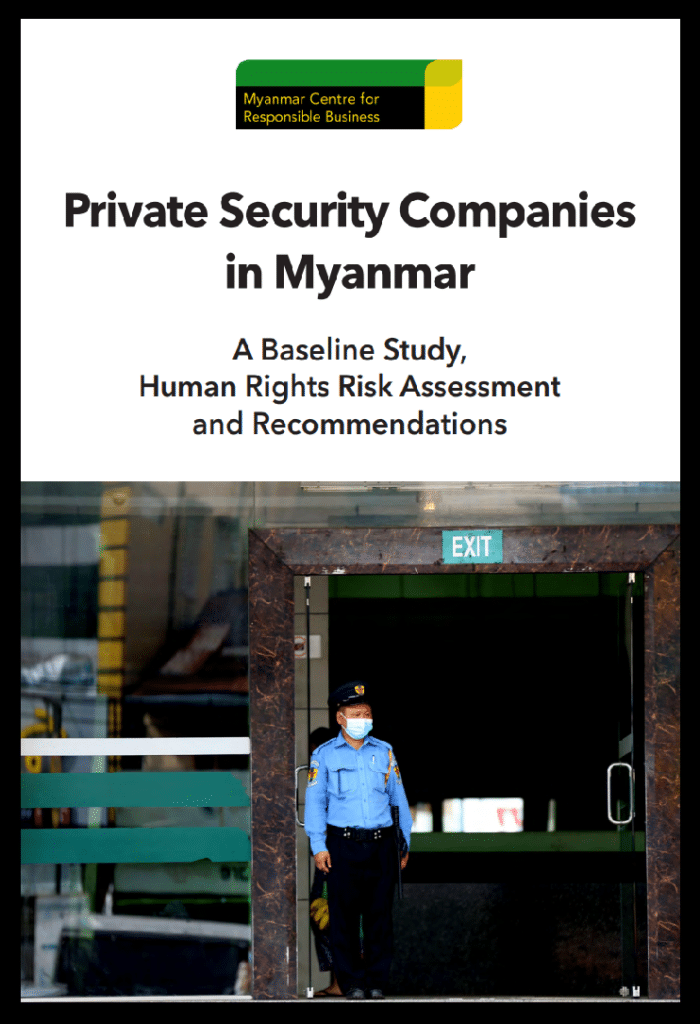 Myanmar private security