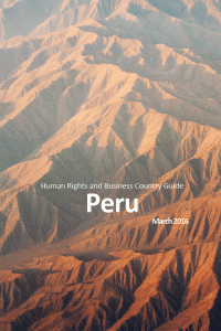 Peru front page