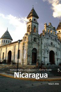 Nicaragua front page