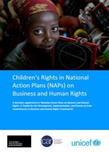 Guidance on children's rights in NAPs