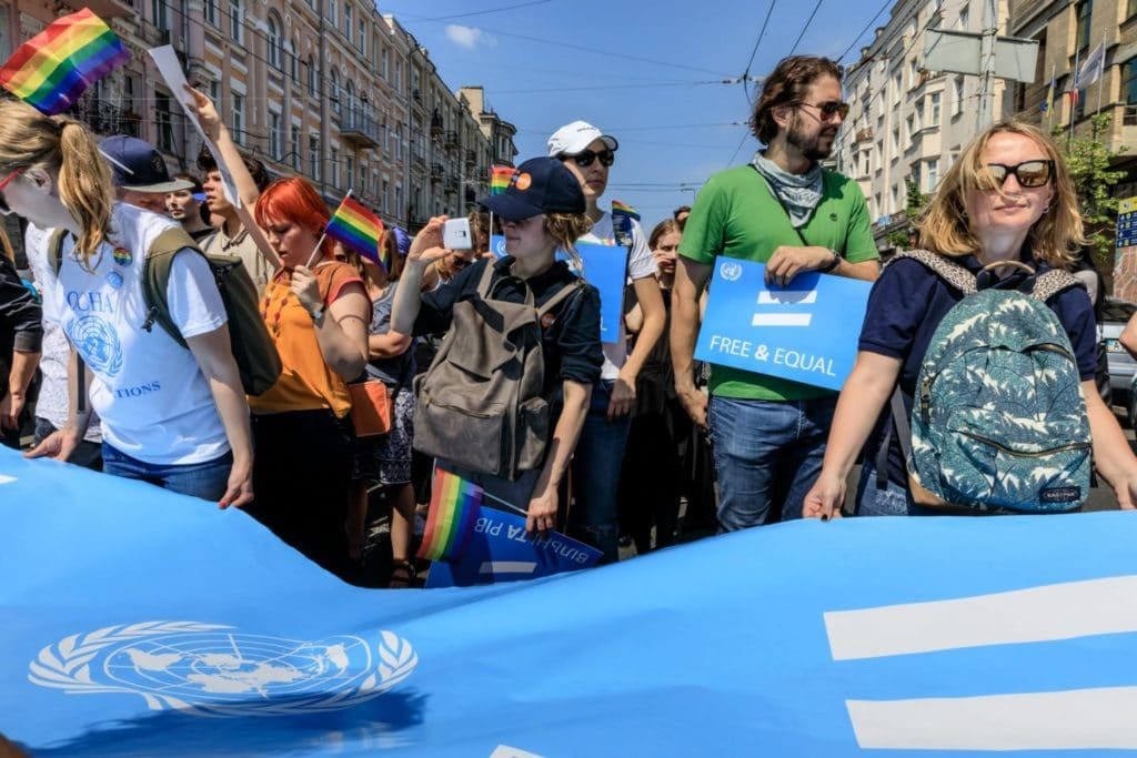 Pride parade in kiev