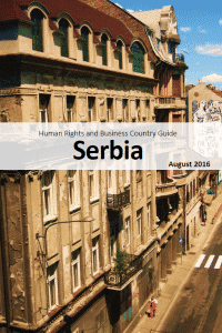 Serbia front page