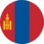 Mongolia flag round icon 256