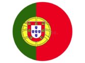 Portugal round flag