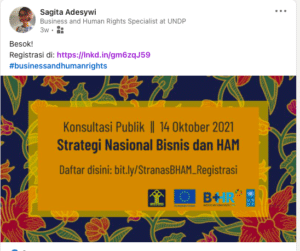 Public consultation invitation indonesia nap 14 oct 2021